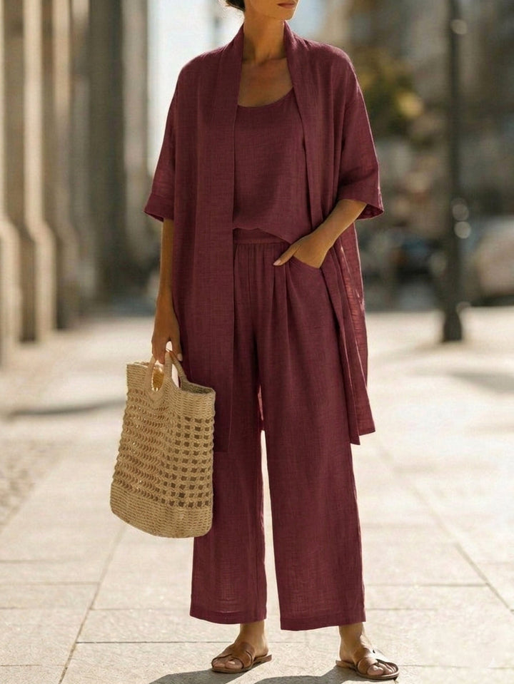 Isa | Set da tre pezzi elegante senza sforzo